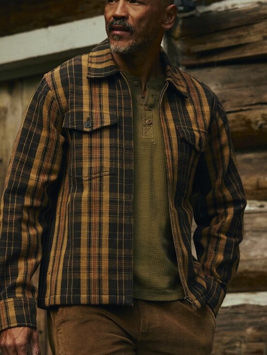 Line Of Trade Other - Bespoke Post| Line Of Trade |Men's Brown Plaid Workshirt Jacket